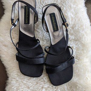 Strappy Dress Sandal, black